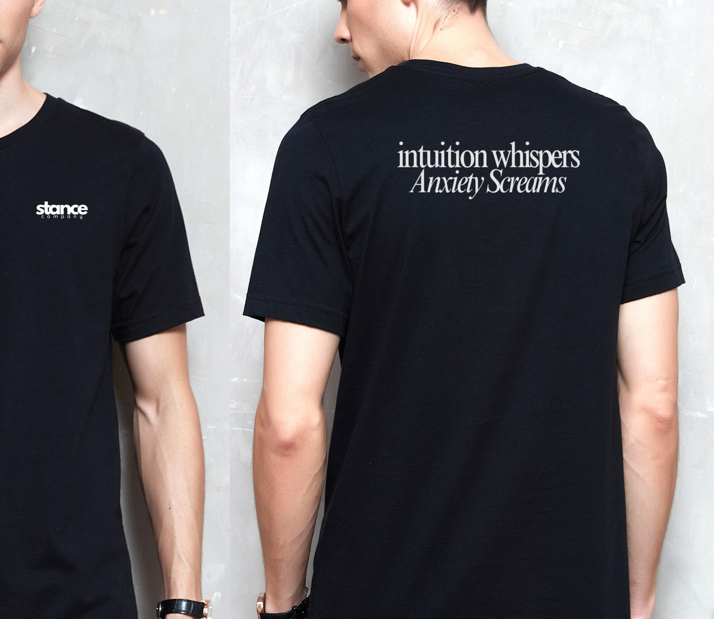 Intuition Whispers Anxiety Screams T-Shirt & Hoodie