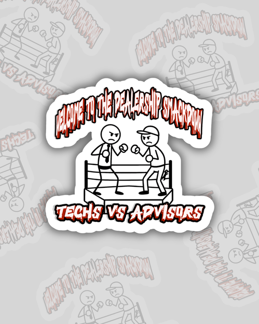 Techs vs Advisors Sticker