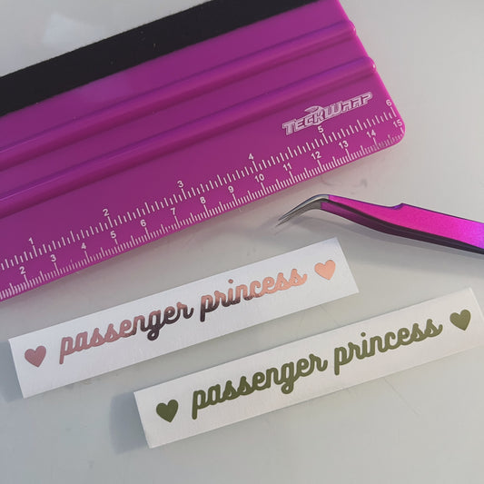Passenger Princess Vinyl Sticker