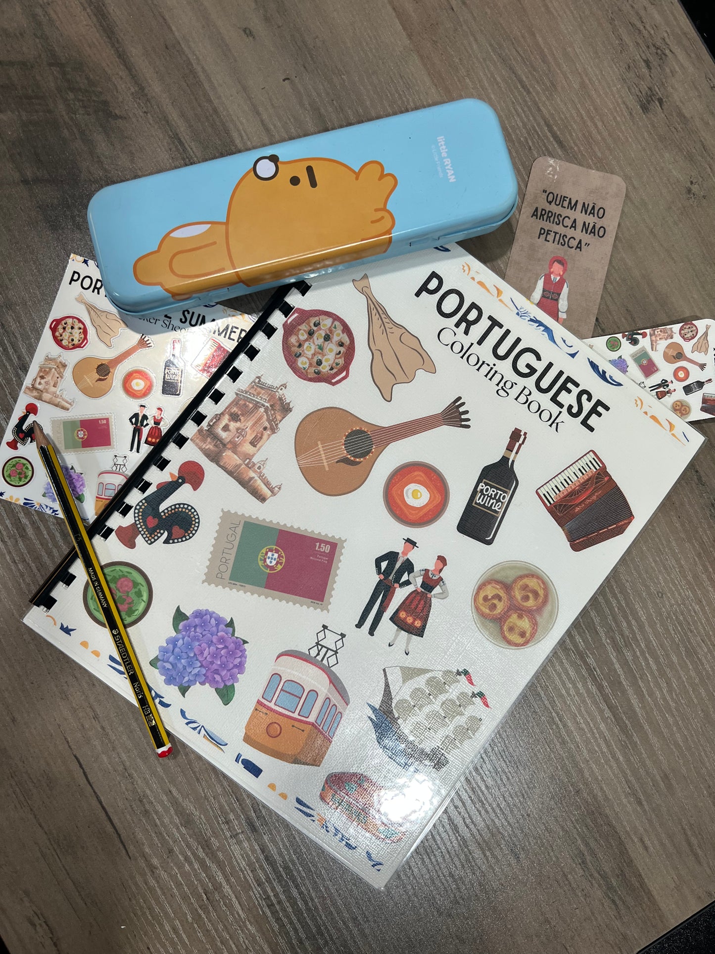 Portugal Inspired Coloring Book for Kids & Adults