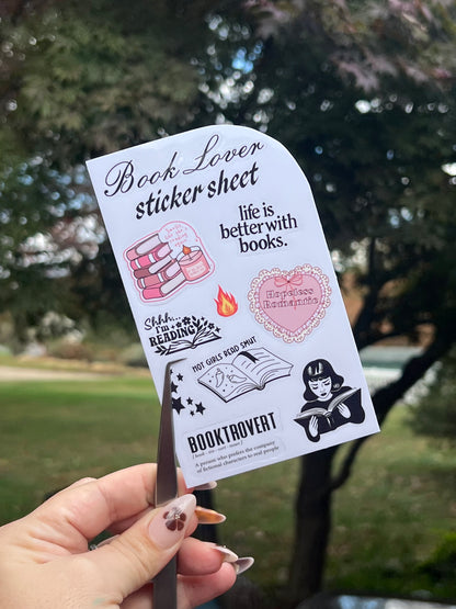 Book Lover Sticker Sheet 2.0