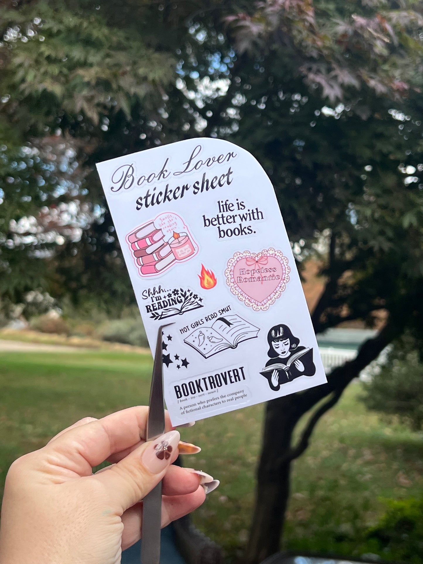 Book Lover Sticker Sheet 2.0