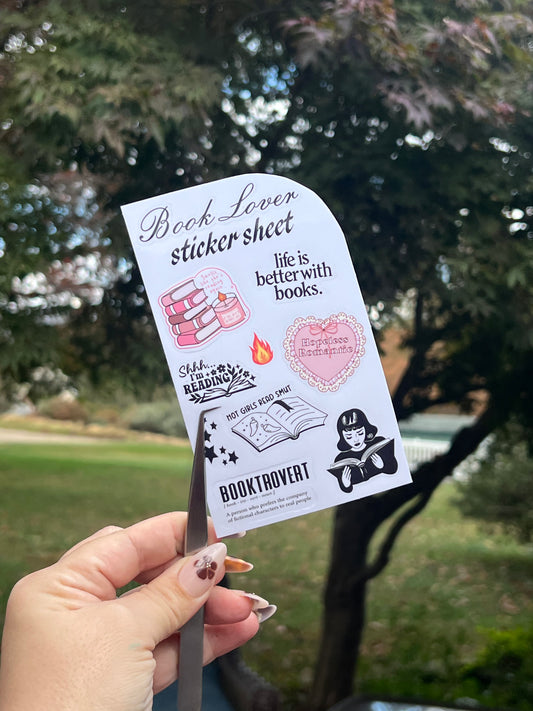 Book Lover Sticker Sheet 2.0