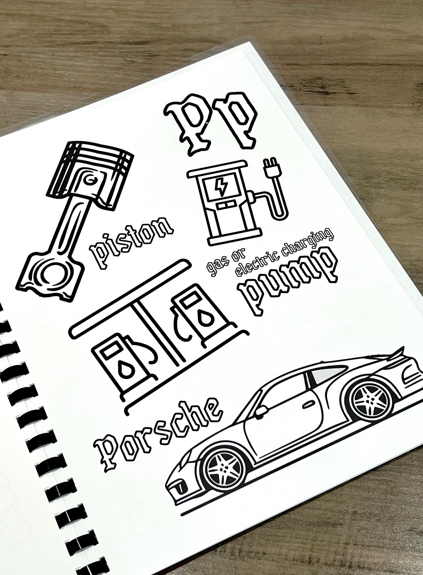 My First ABC Coloring Book | Cars & Automotive Theme