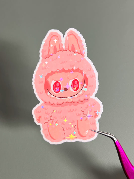 Labubu Stickers, Have A Seat Labubu Stickers for Laptops, Notebooks, Kindles and More!